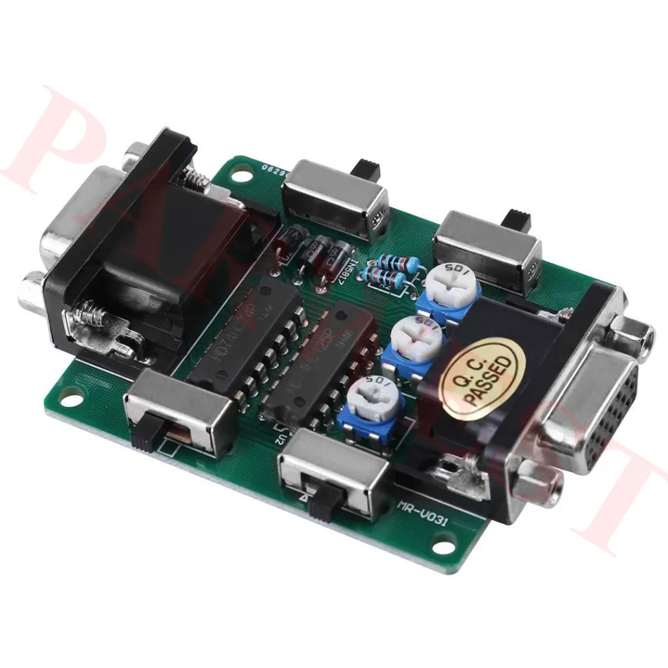 Горячая распродажа сканлайнового генератора Arcade Screen VGA Connection Scan Line Video Effect Power Supply для ретро игроков.