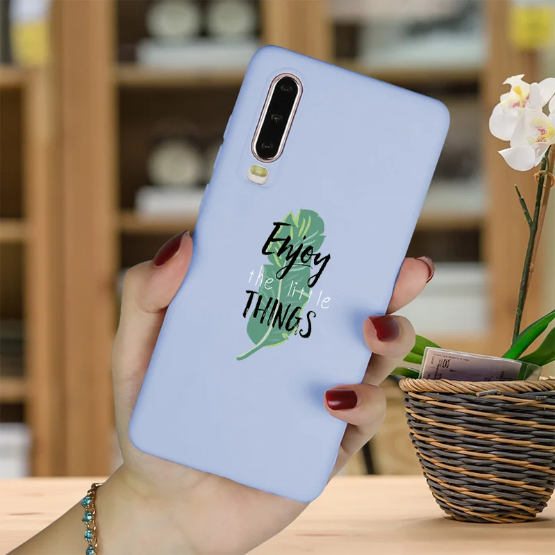 QBZLSYZ Милый матовый чехол для телефона huawei P Smart P30 Pro P9 Plus, силиконовый чехол на заднюю панель P20 Lite, чехол для huawei P10 Lite Funda - Цвет: QBZLSYZ