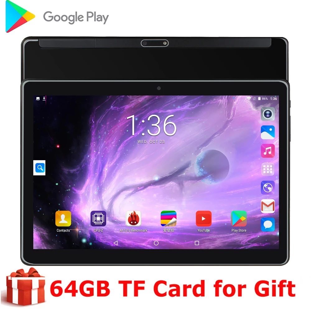 Новый продукт 10 дюймовый планшет Android 9 0 Google Market 1280x800 IPS Wifi Две SIM карты Телефонные