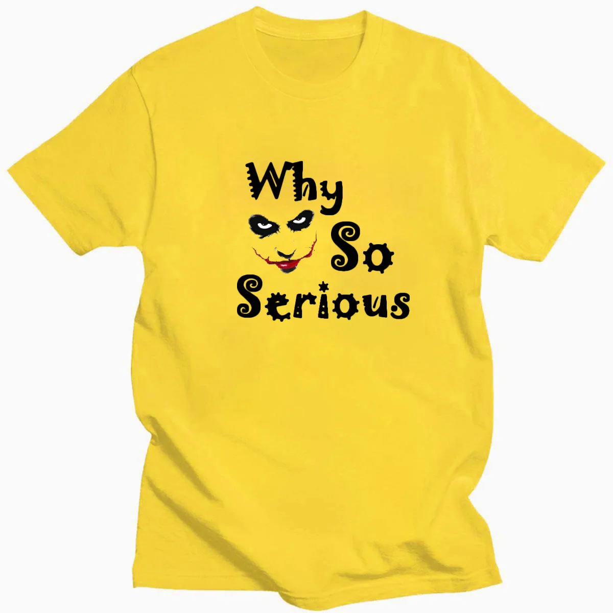 

Summer Fashion Movie Style The Joker Art Printed T-Shirts Casual Short Sleeve O-neck Cotton Top Tees for Fans
