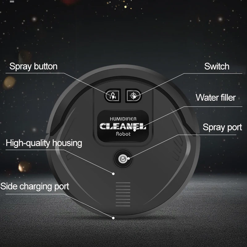 Робот-пылесос для сухой и влажной уборки с функцией | Дом сад