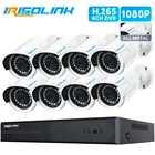Система видеонаблюдения Irisolink 8CH Suveillance 1080P камера безопасности ночного видения H.265 5в1 DVR Внутренняянаружная система видеонаблюдения