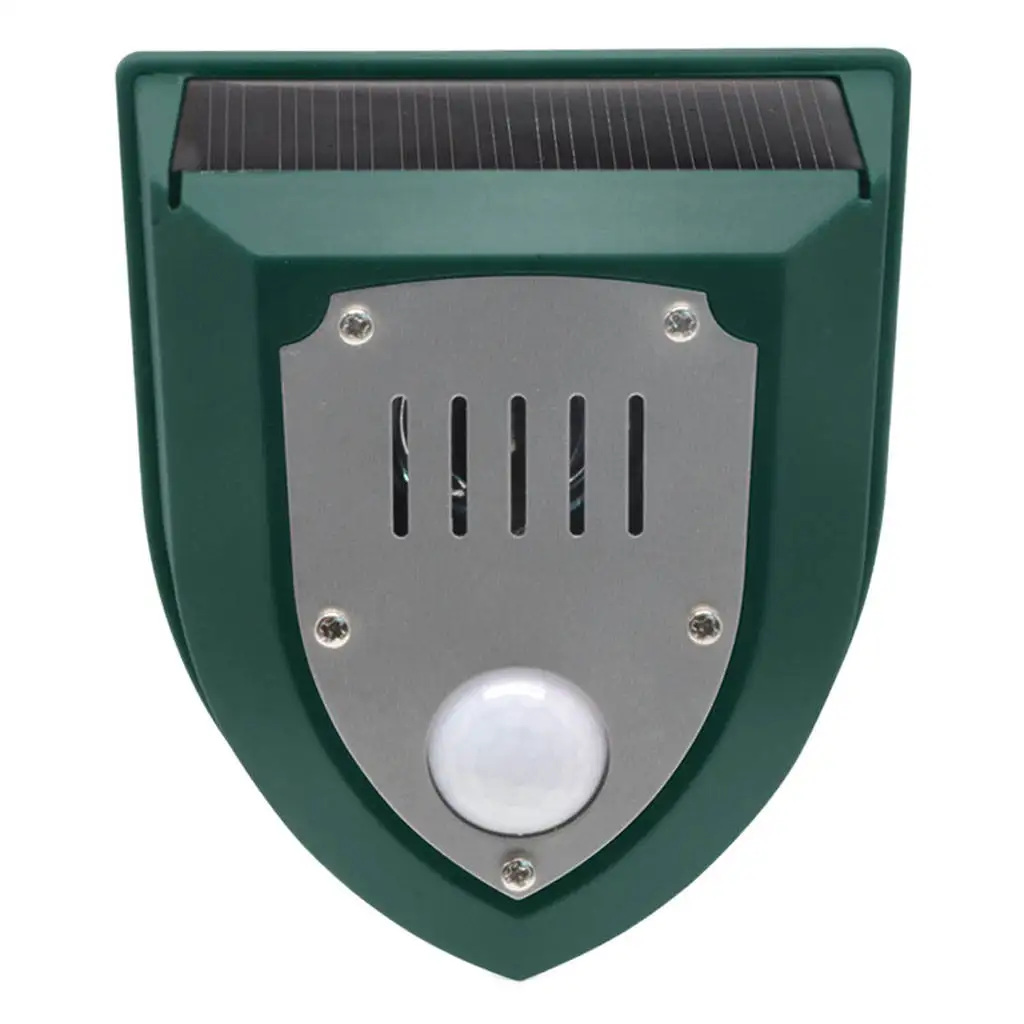 Solar Power Animal Repeller-- Loudspeaker Scarecrow W/ LED Dispeller Deterent Defender for Outdoor Villa Wildlife Mouse Deer | Дом и сад