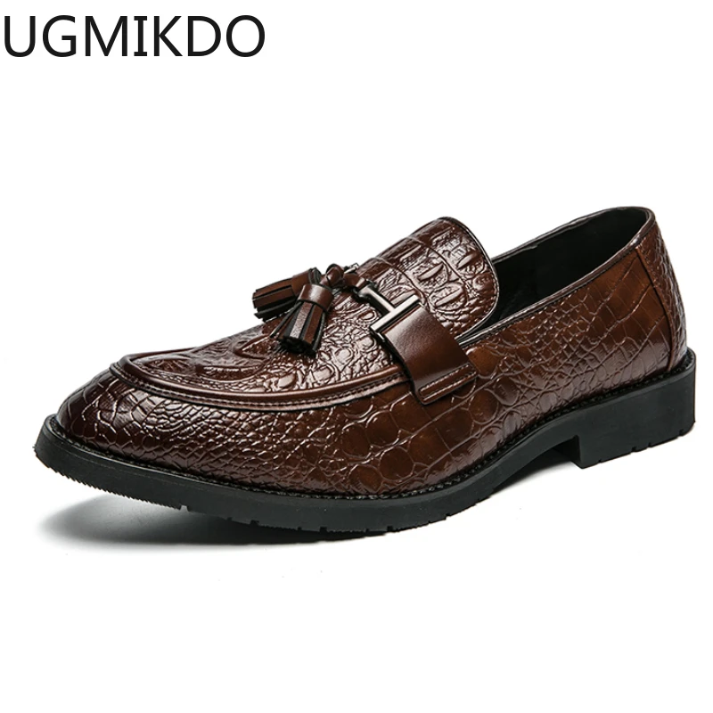 

Leather Men Casual Shoes Men Loafers Slip-On Men's Flats Breathable Driving Shoes Zapatillas Hombre