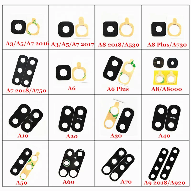 Стекло для задней камеры Samsung A10 A20 A30 A40 A50 A60 A70 A7 A8 A9 2018 A530 A750 A920 A3/A5/A7 2016 2017 A310 A320 A6 Plus |