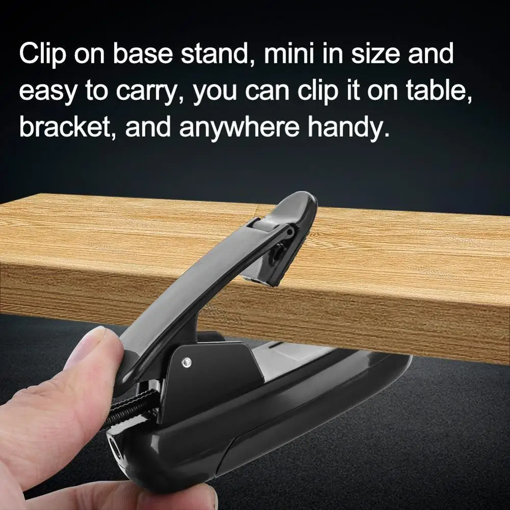 

Clip On Music Stand Book Reading Mini Double Adjustable Arms Light LED Lamp