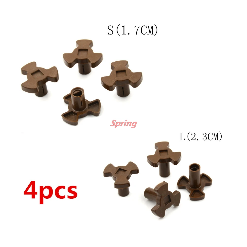 - Popular 4Pcs/lot Universal Turntable Coupler Microwave Oven Turntable Roller Guide Support Coupler Tray Shaft