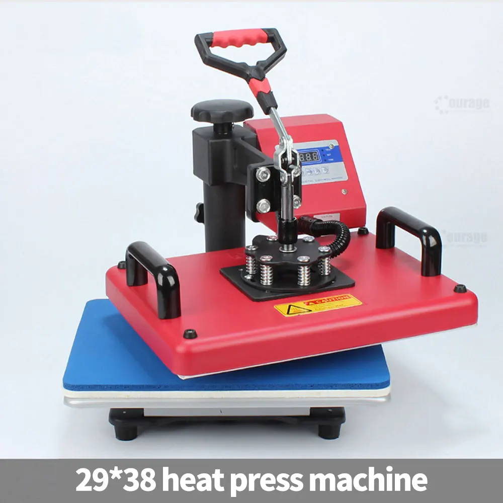 1250 Вт Многофункциональный хост 29*38 см теплопередающая машина для печати футболок