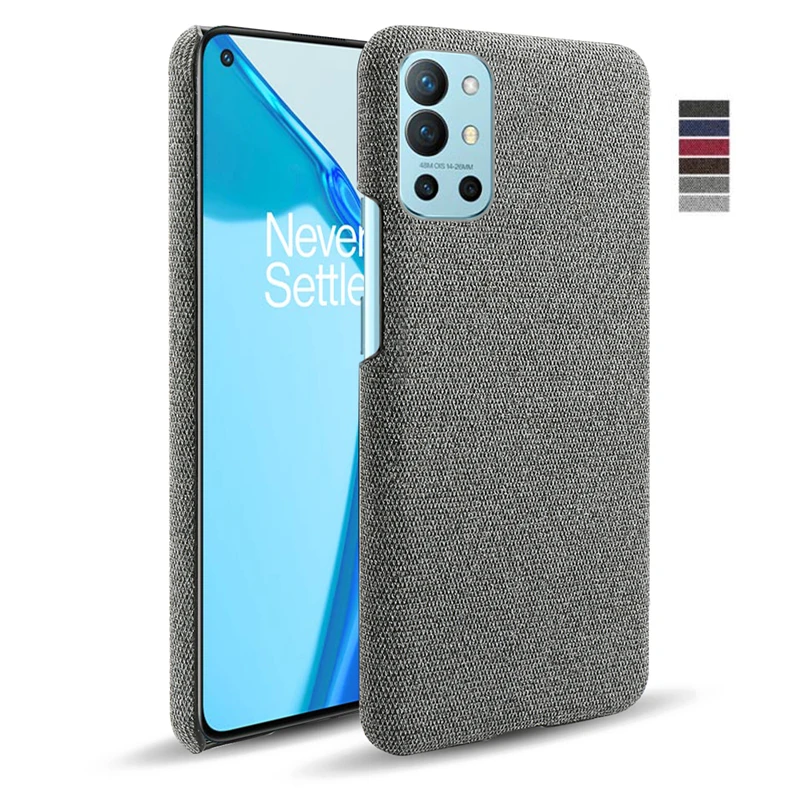 

Luxury Fabric Phone Case for One Plus 9 Pro 9E 8T 7 8 Nord N10 5G N10 Simplicity Cloth + PC Drop proof case for OnePlus 9 Pro 9E
