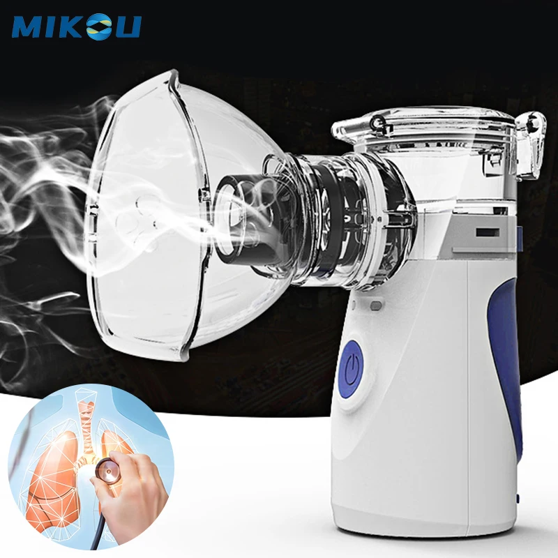 

Portable Ultrasonic Nebulizer Handheld Inhale Nebulizer Mini Rechargeable Respirator Home Care Atomizer For Adult Children