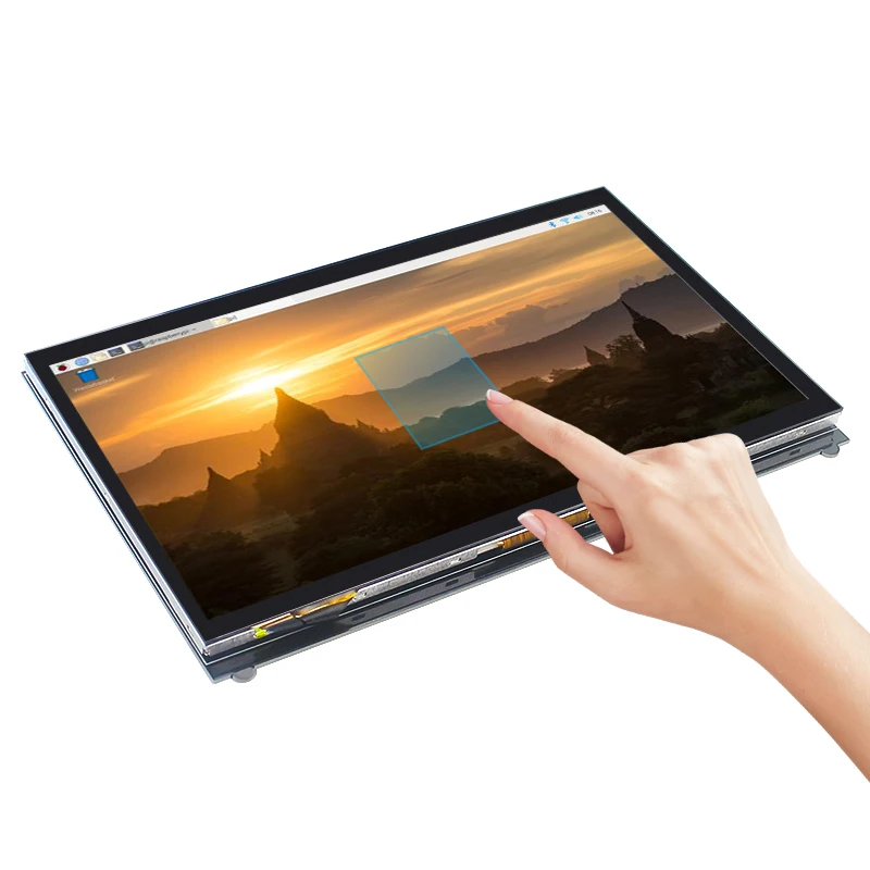 Емкостный сенсорный ЖК-экран для Raspberry Pi 4 Model B 10 1 дюйма 1024x600 4B/3B +/3B/Zero/PC/Jetson Nano |