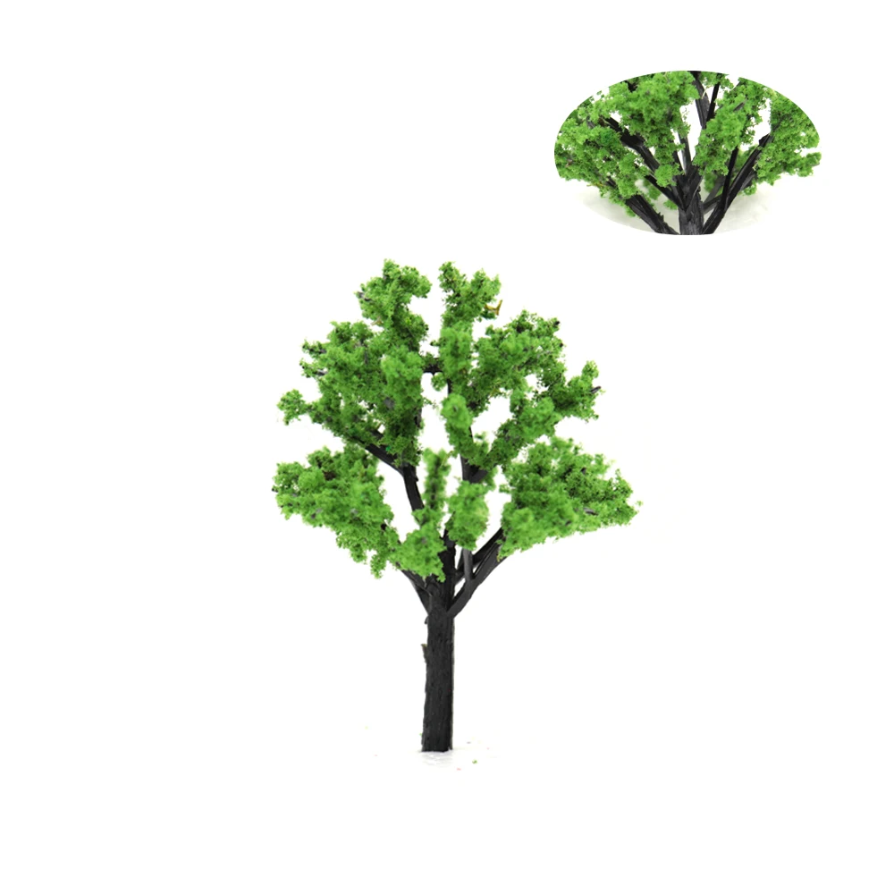 Игрушечная модель дерева красно-зеленая пейзажная игрушка 50 шт. | Игрушки и хобби