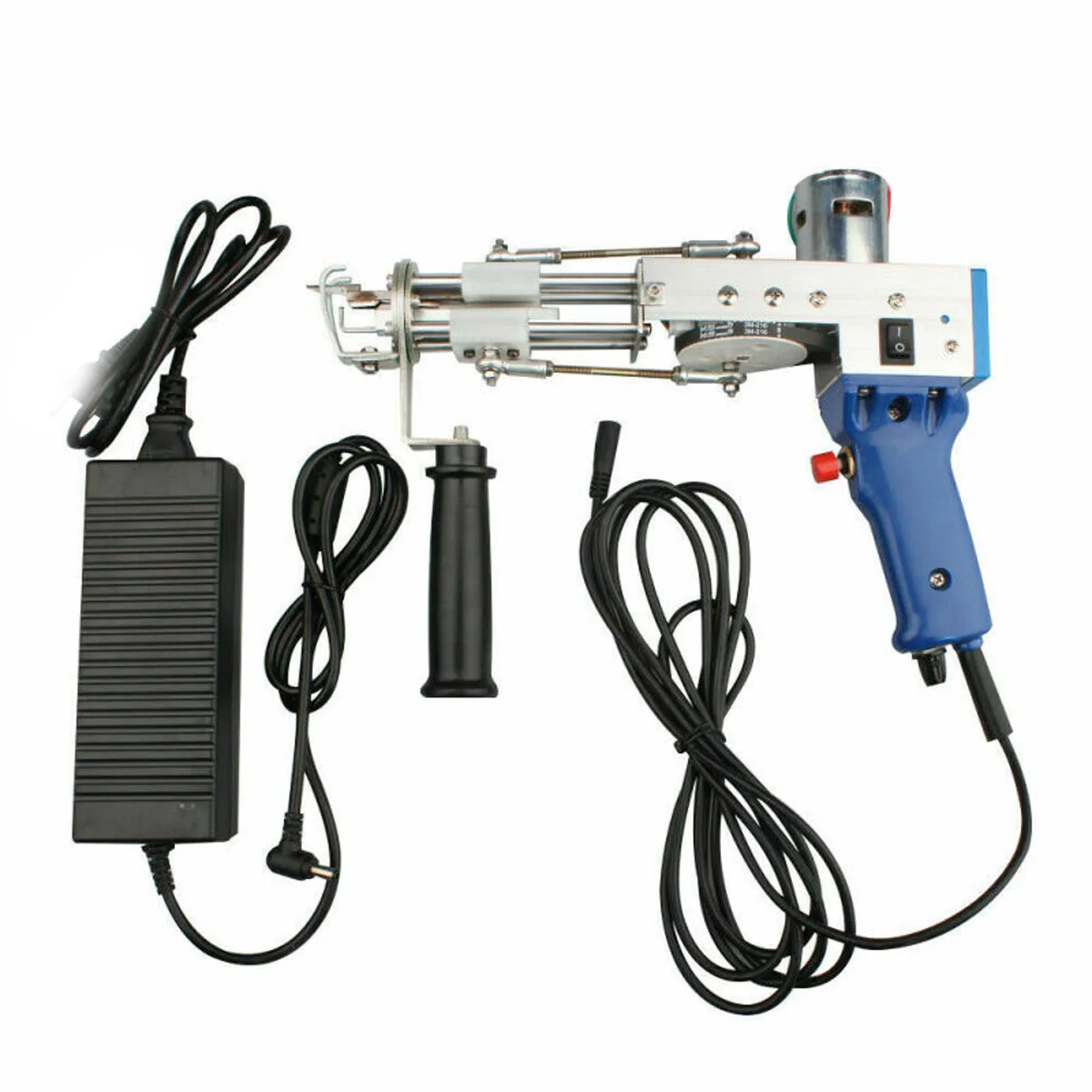 Pistola el&eacute;ctrica de mano para alfombra, 110V-240V, para montar alfombras, flocado, m&aacute;quina de pistola el&eacute;ctrica de corte de pila, TD-01 de pila-5