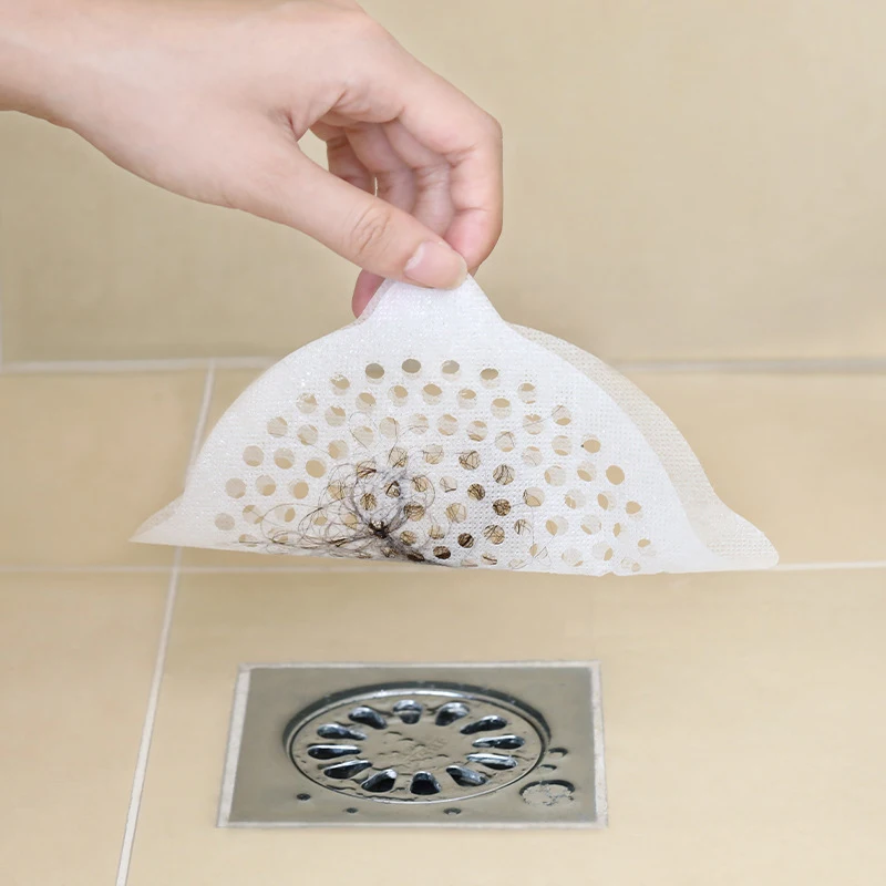 20 шт./лот одноразовая наклейка на Слив для кухни уловитель волос фильтр раковины