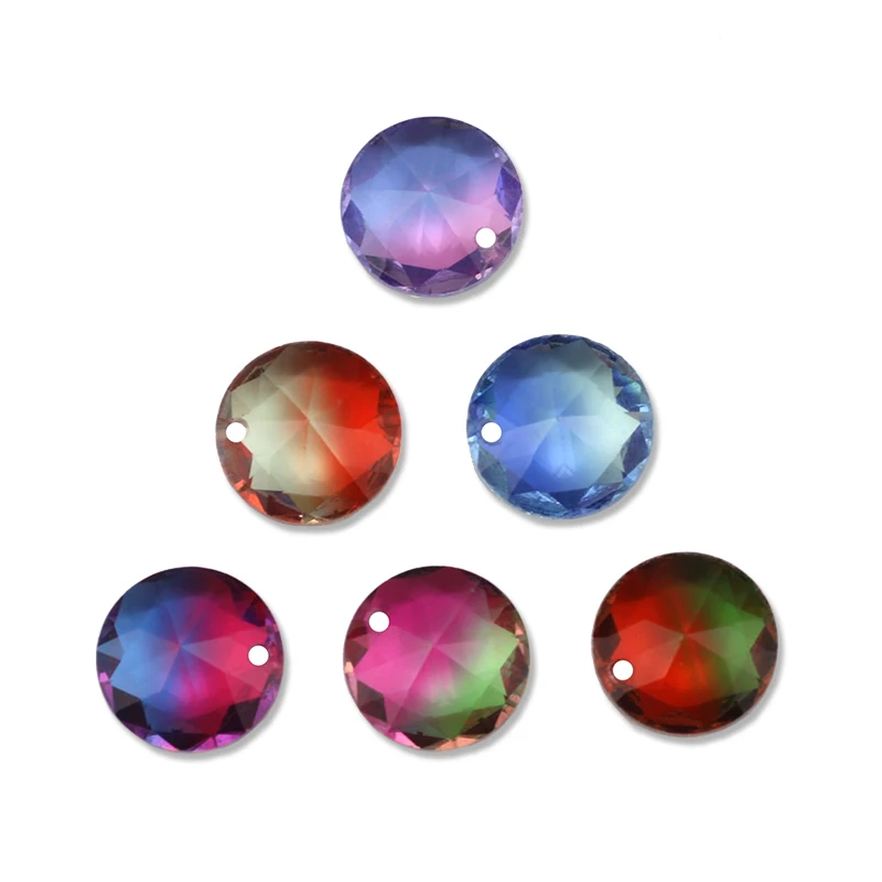 Новые многоразмерные круглые серьги с кристаллами в форме капли одним