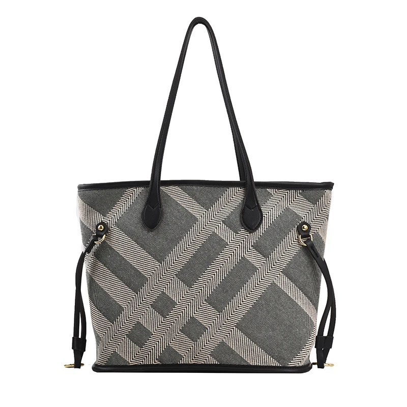 

2021 Geometry Designer Shoulder Bag Retro Female Trendy Handbag Luxury Design Fashion High Capacity Shopper Shopping Tote