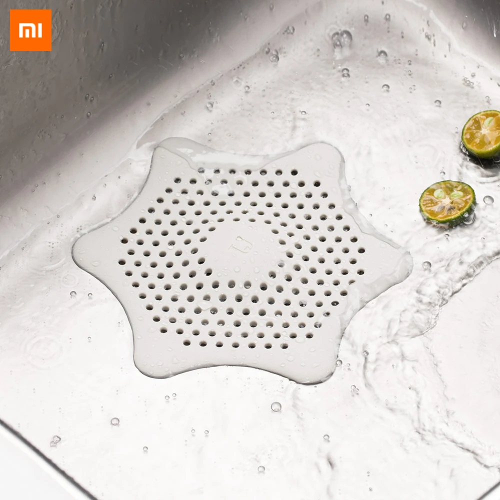 Xiaomi mijia силиконовый канальный фильтр сетчатый для раковины сливного отверстия