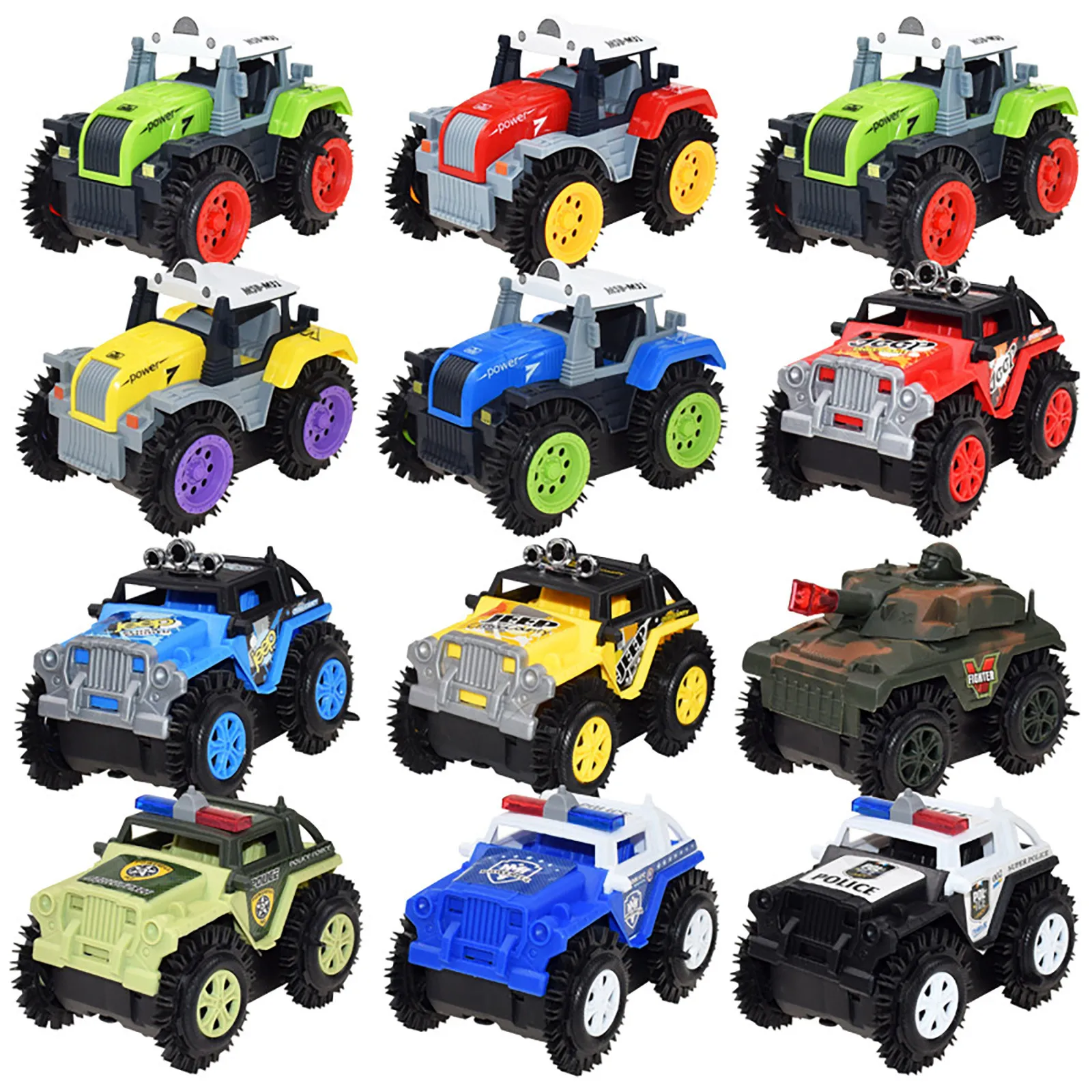 

Children's Model Racing Toy Double-sided Tumbling Bucket Multicolor Stunt Electric Automatic Rotating Toys Car Gift For Children