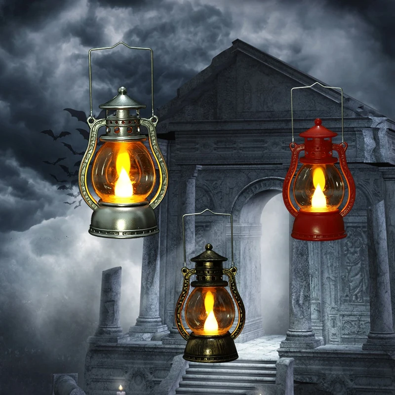 

Halloween Lamp with Handle Christmas Lamp Portable Festive Party Supplies