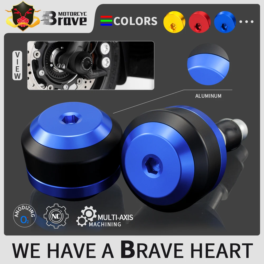 Передняя ось вилка крушение ползунок колеса защита от падения для YAMAHA TMAX 530 SX/DX 2017