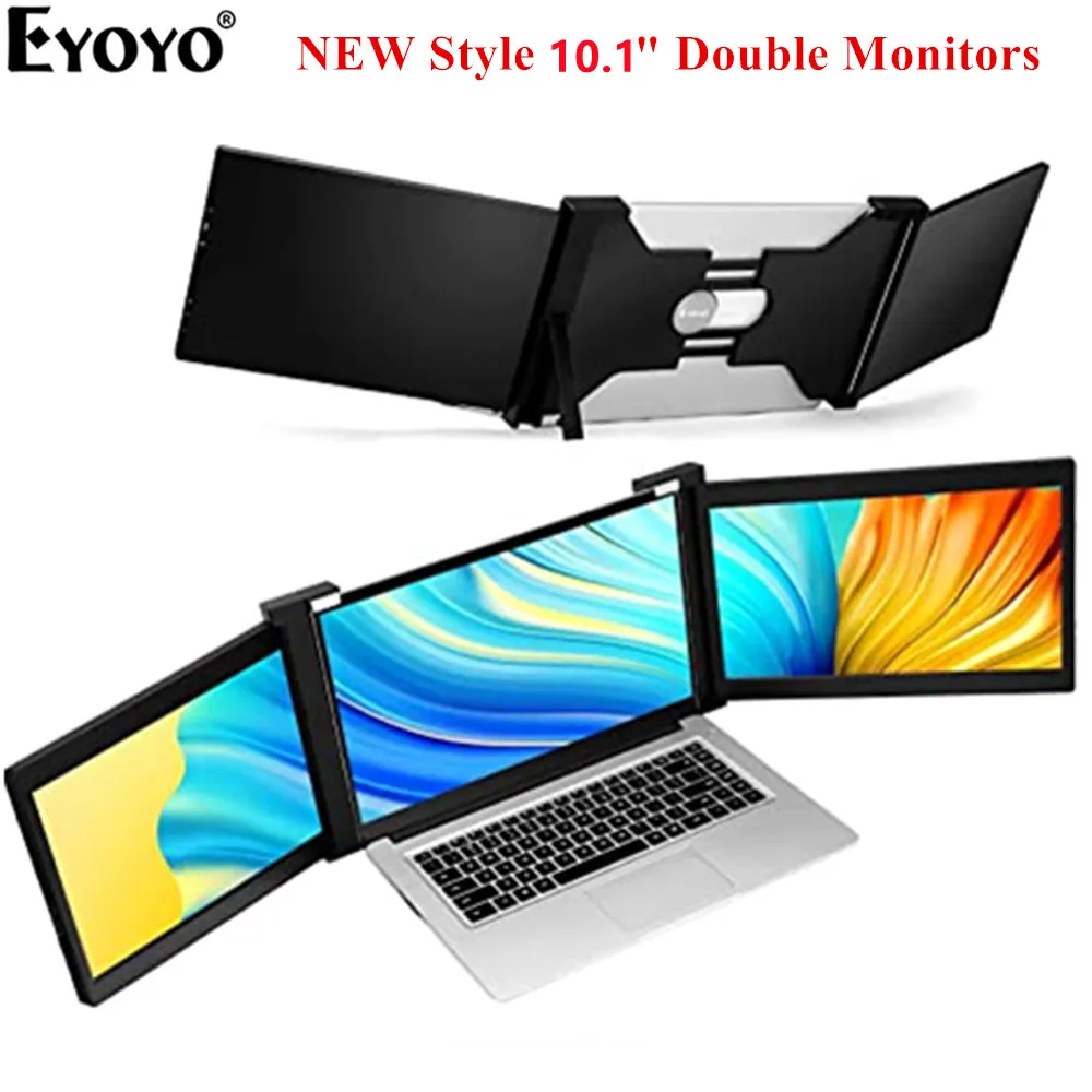 Portable Monitor EYOYO 10.1" 1920x1080 USB-C HDMI Gaming Display FHD PS4 Laptop Screen for Switch Laptop Raspberry Dual Monitor