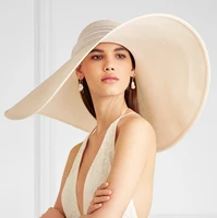 king wheat women big brim white solid bandage stage show perform fashion hat lady shot photography modelling cap