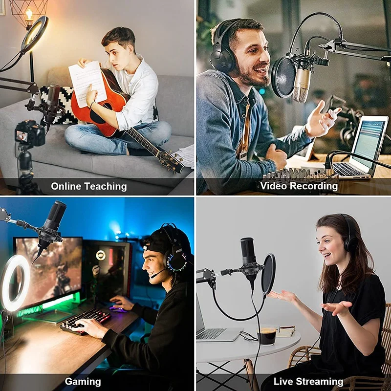 

Microphone Stand Arm,Professional Boom Scissor Arm,for Blue Snowball and Most Other Mics,for Streaming Studio,Etc