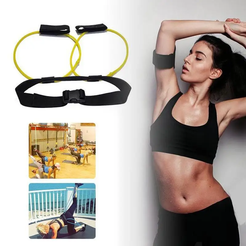 

New Leg Training Rope Natural Latex Elastic Rope Adjustable Fitness Training Yoga Resistance Band