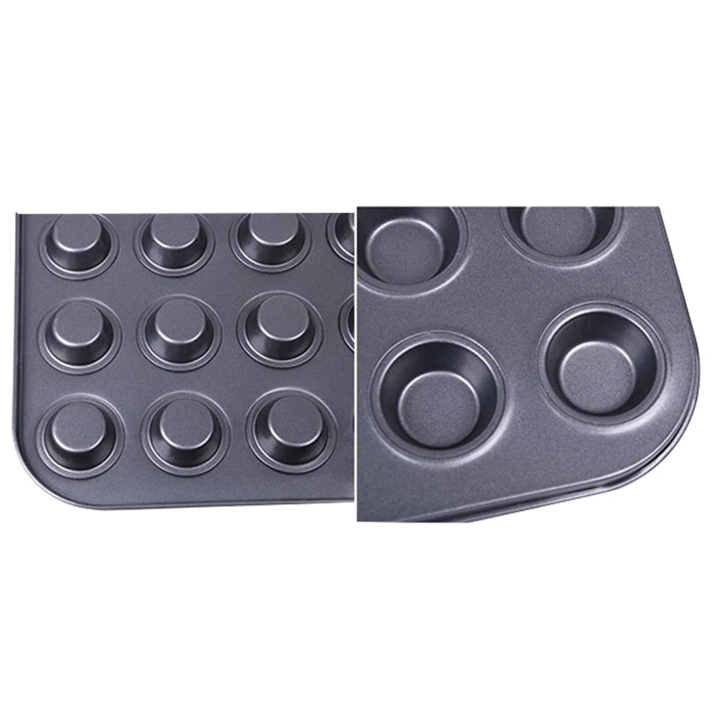 

24 Holes Carbon Steel Non-Stick Cake Mold Baking Mini Cake Tray Mini Pudding Pan Muffin Cup Mould Multifunctional Bakingware