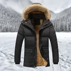 2022 меховые мужские пальто с капюшоном, зимняя куртка, утепленная флисовая парка, мужское повседневное уличное ветрозащитное хлопковое пальто, аналогичное