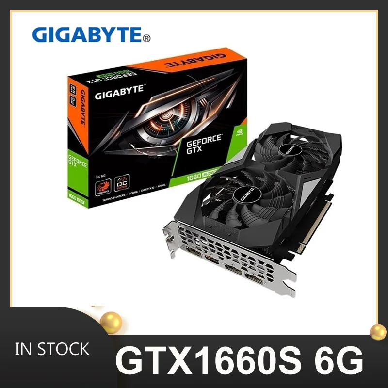 

Original geforce GTX 1660s super 6g 192bit gddr6 nvidia geforce graphics CARDS on the GTX 960 1060 1650 ti gpu