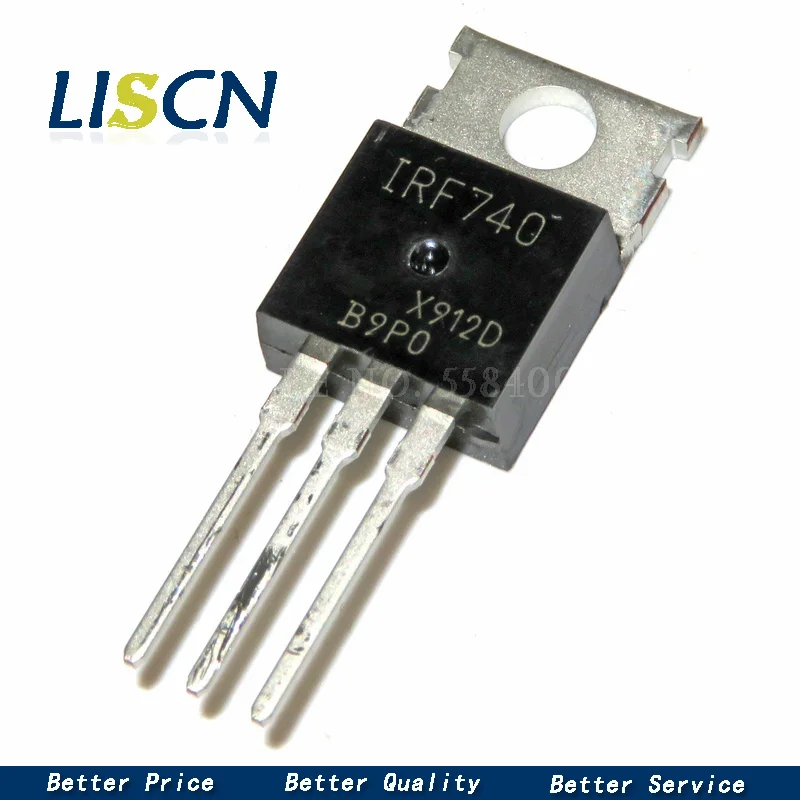 

10 шт. IRF740 IRF740PBF 400V 10 Amp MOSFET N-Chan TO-220 новый оригинальный
