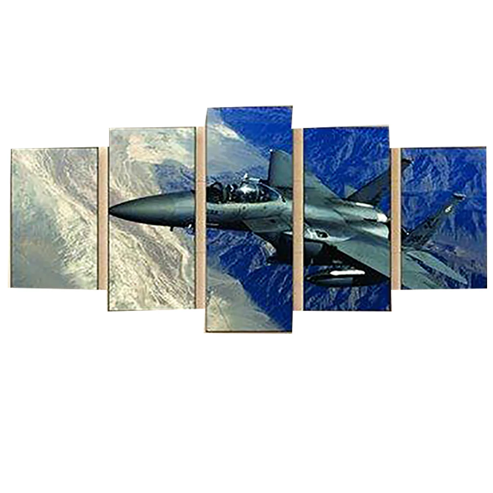 5 шт. Wall Art Холст Картины шт истребителей плакат современный подвесной светильник