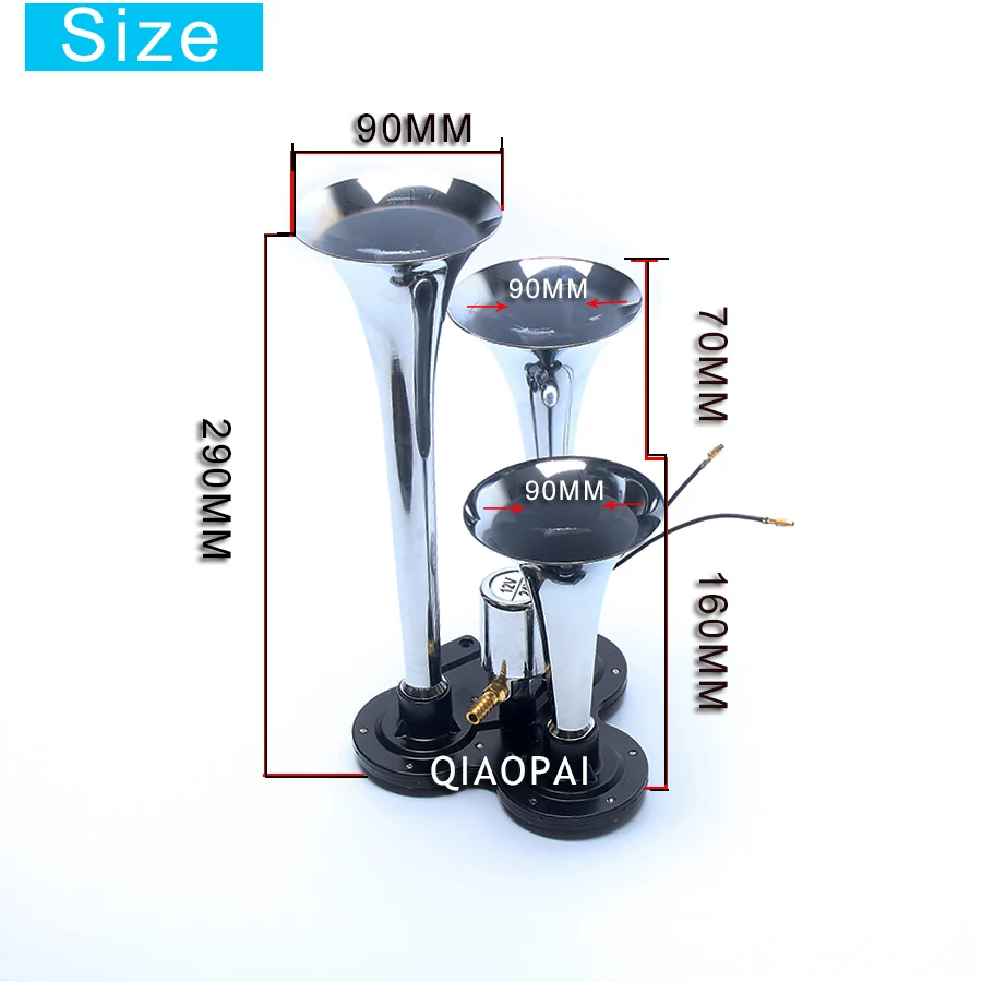 Автомобильный воздушный компрессор 3 трубы 12 В 150psi | Автомобили и мотоциклы