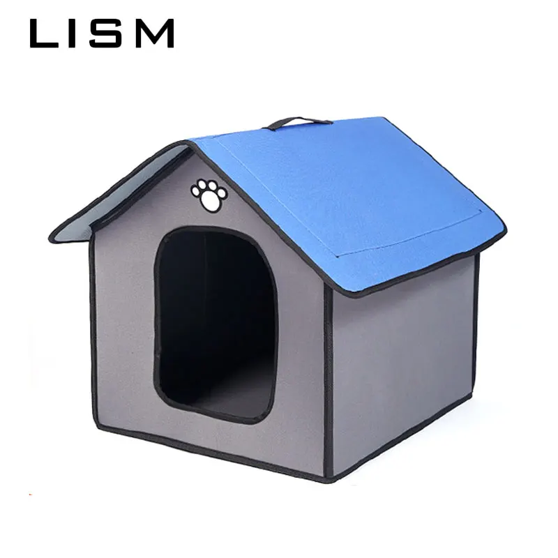 Уличный домик для собак мягкая кровать складная водонепроницаемая палатка