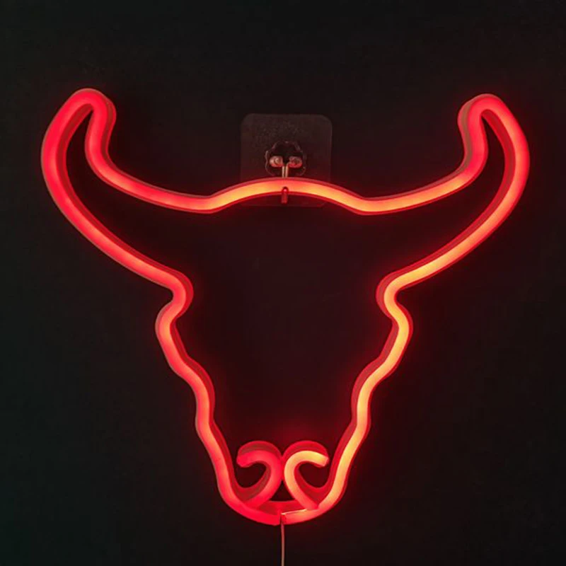 LED Neon Light Wall Art Sign Bedroom Decoration Hello Rainbow Hanging Night Lamp Signs for Home Party Holiday Decor Gift | Лампы и