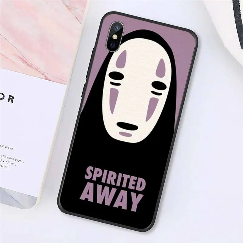 

Studio Ghibli Spirited Away Faceless Phone Case for iPhone 11 12 pro MINI XS MAX 8 7 6 6S Plus X 5S SE 2020 XR