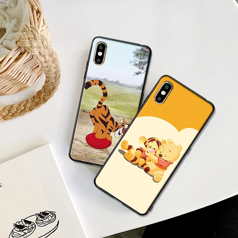 Soft Silicone Phone Case For Samsung A4 A5 A6 Plus A7 8 910 20 30 40 50 A60 A70 2018 M40 J6 Coque cartoon tiger | Мобильные телефоны