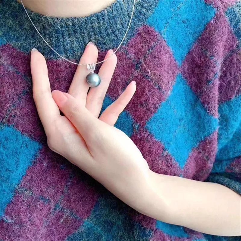 

Jewelry Handwork Pendant Base S925 Sterling Silver Pearl Pendant Accessories And Parts Findings Jewelry For DIY Fittings Women