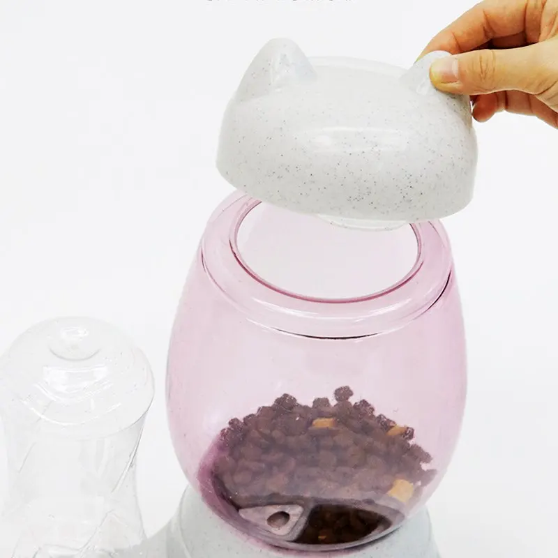 2.2L миска для собаки кошки автоматическая кормушка большой Ёмкость бутылки с