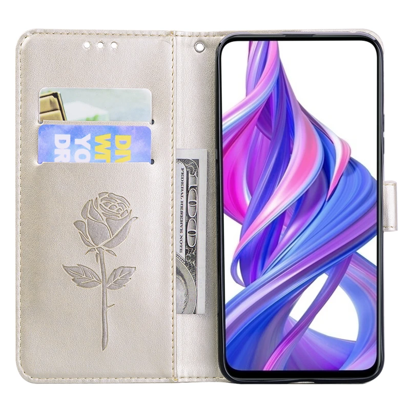 Кожаный чехол-книжка с отделениями для карт чехол КРЫШКА ДЛЯ huawei P30 P20 P10 P9 P8 Lite цветок Honor 9X 8X 7X 7A 7C 8A 8S 8C 9 20 10 Lite 10i