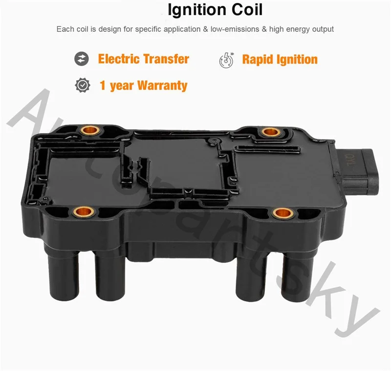 Новая катушка зажигания UF434 для Chevy GMC Buick Pontiac Saturn 3 4 5 9 4.3L 12568185 12579177 1788235 D591A D599A |