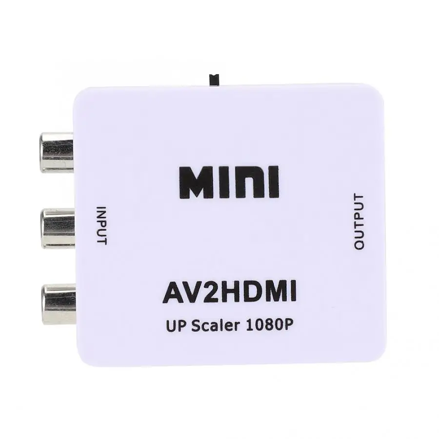 1080P USB питание AV в HDMI HD видео конвертер для телеприставки DVD/VCD игровых консолей