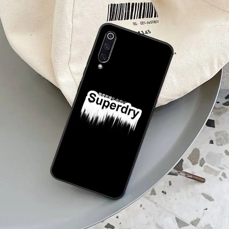 

Street Fashion Brand Superdryer Phone Case for Xiaomi mi 6 6plus 6X 8 9SE 10 Pro mix 2 3 2s MAX2 note 10 lite Pocophone F1