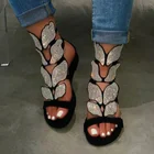 Женские летние сандалии; Женская обувь на плоской подошве с открытым носком и пряжкой в виде бабочки; Удобные повседневные Модные женские сандалии; 2020