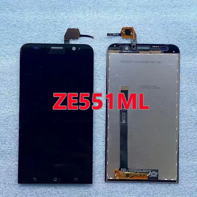 5 &quotпанель для ASUS Zenfone 2 ZE551ML ЖК-дисплей сенсорный экран дигитайзер с рамкой Z00AD