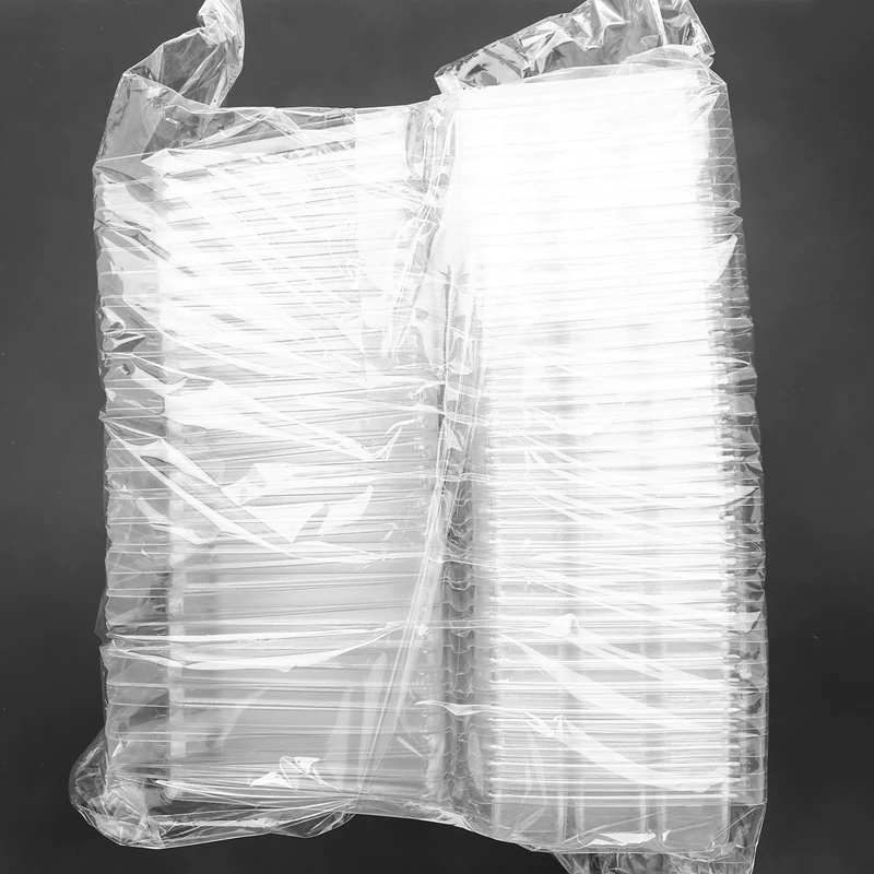 100 упаковок квадратные формы для плавления воска 6 полостей прозрачный