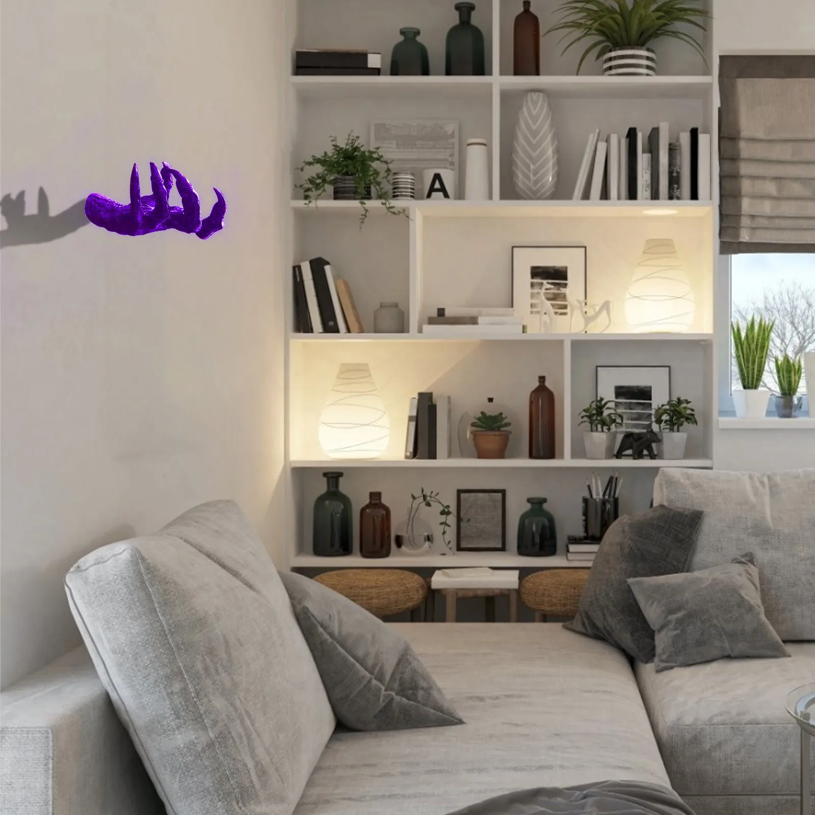 

Living Room Wall Decoration The Witch's Hand Wall Hanging Features Decoration Creative Props Individual Decoration Style Cool
