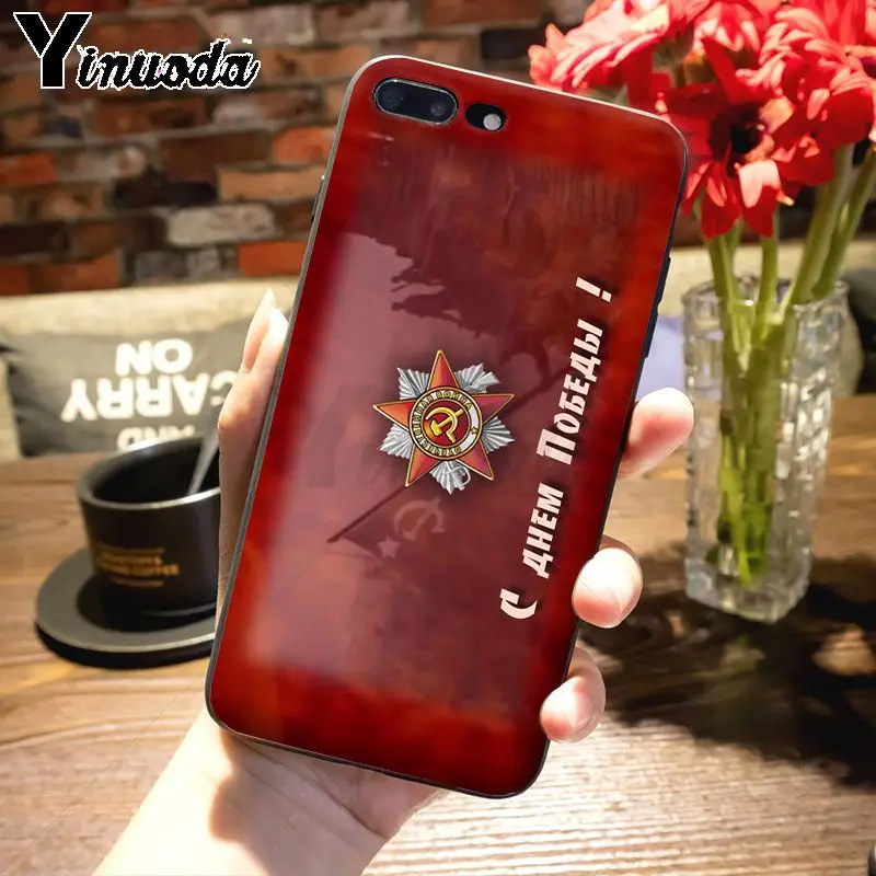 10 Yinuoda флаг России черный медведь, Мягкий силикон чехол для телефона для iPhone 7plus 6S 7 8Plus X 5S xr xs max xr 11 11pro max чехол - Цвет: 10