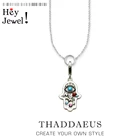 Ожерелье с подвеской рукой Фатимы, летняя брендовая богемная бижутерия, европейская бижутерия из стерлингового серебра 2020 пробы, подарок для женщин и мужчин, 925